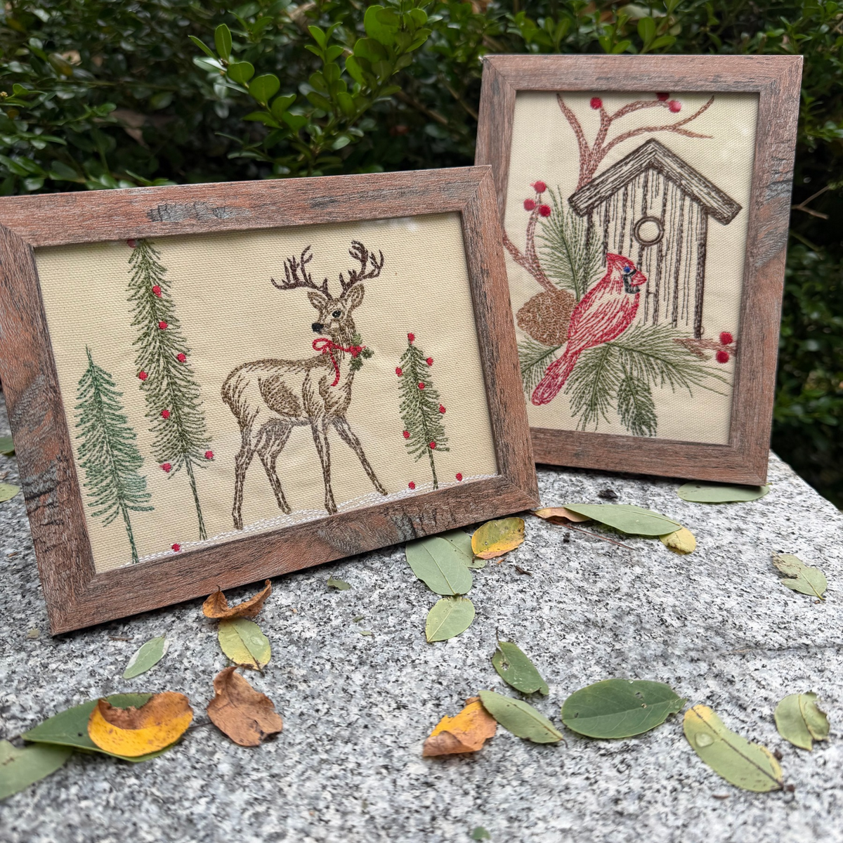 Embroidered Frames