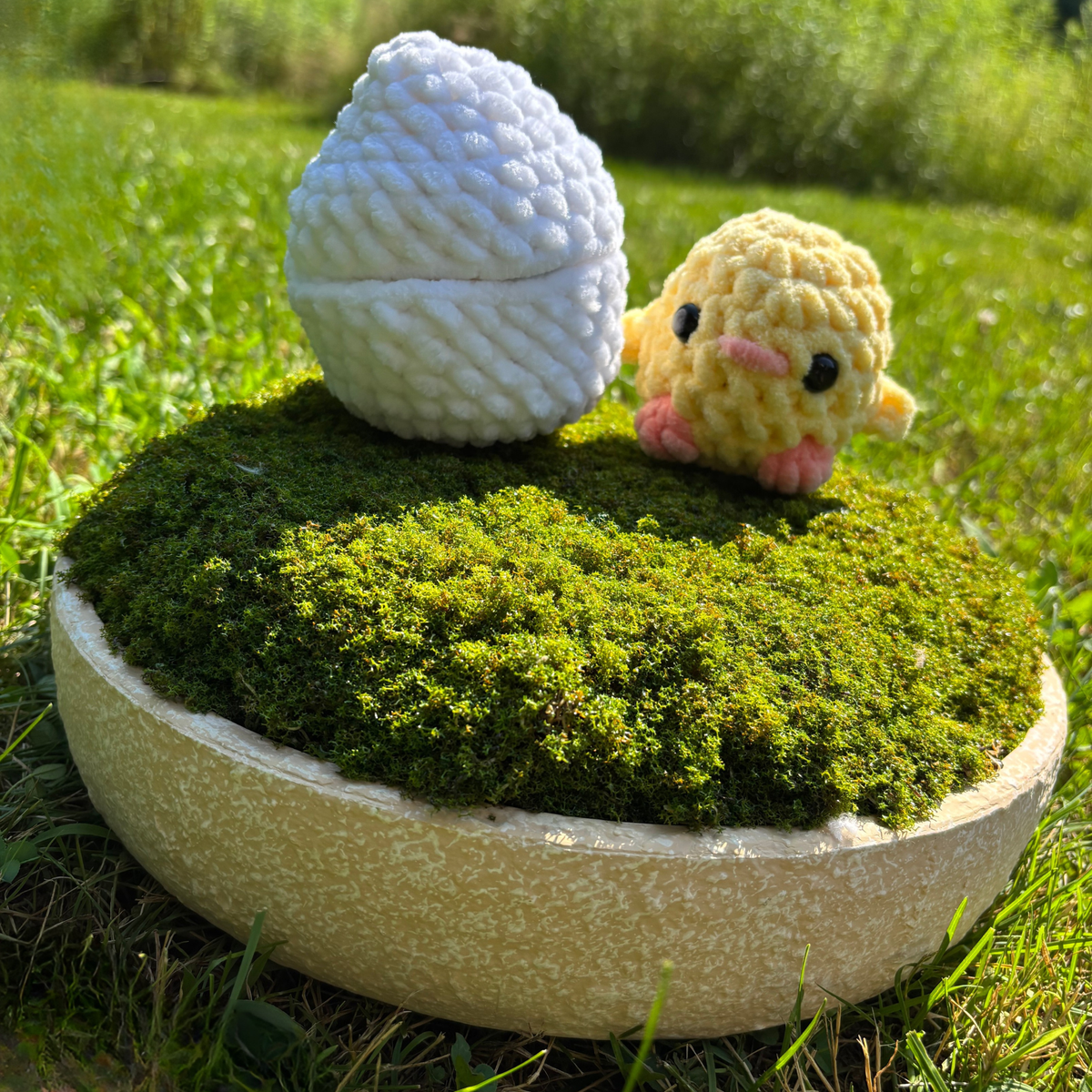 Hatching Crochet Chick