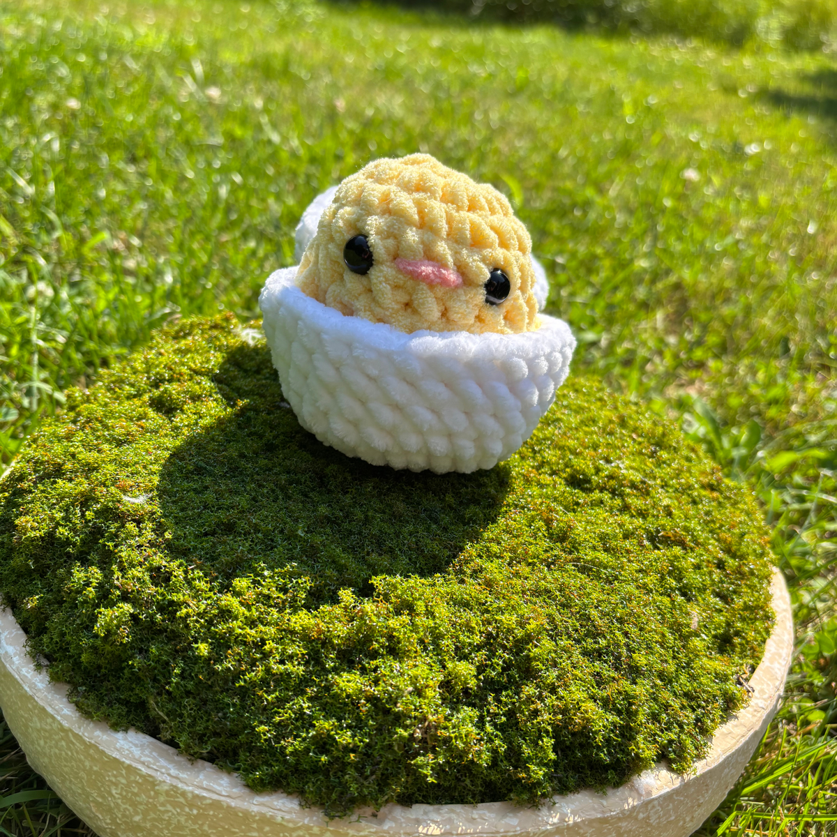 Hatching Crochet Chick