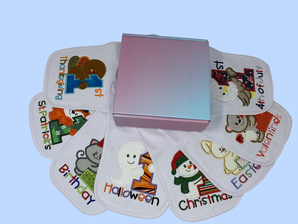 Holiday Bib Gift Set